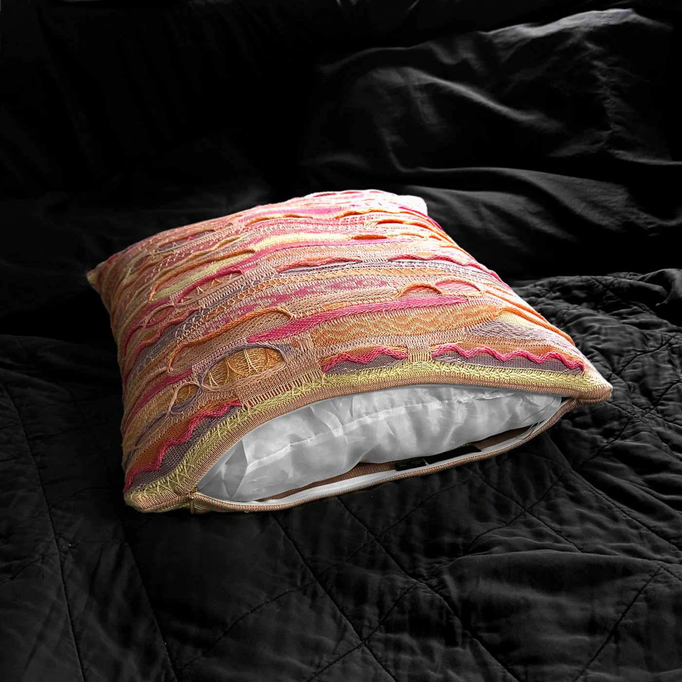 COOGI Pacific Rose Throw Pillow 21x21 Inch - Image 5