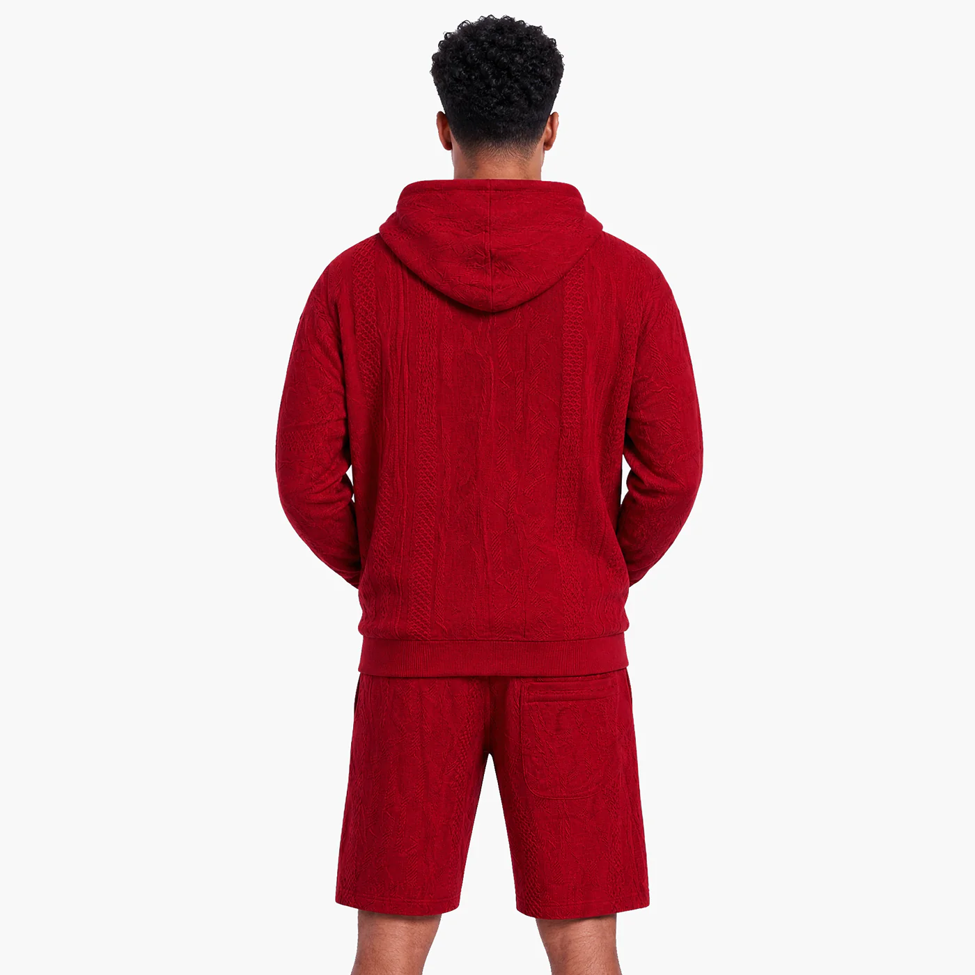 New - COOGI Light Weight Sweater Knit Red Alert Shorts - Image 5