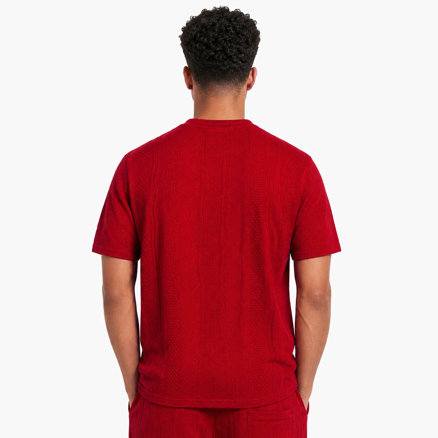 New - COOGI Light Weight Sweater Knit Red Alert Tee - Image 3