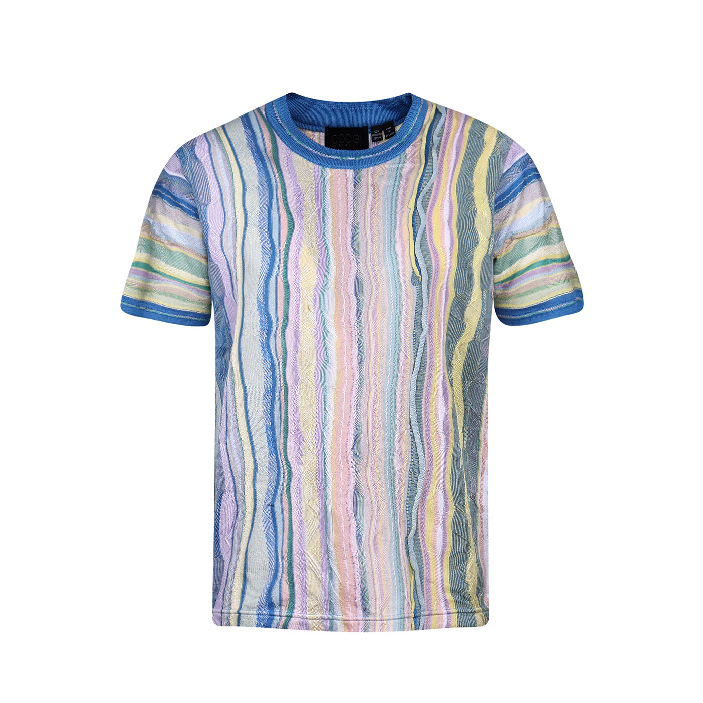 New- COOGI Light Weight Sweater Knit Tee in Pink and Blue
